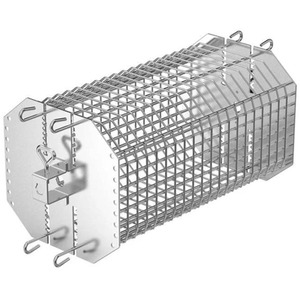 Grill and BBQ Stainless Steel Adjustable Rotisserie Basket