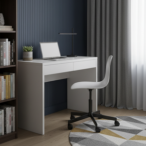 Computer desk Shefa Line Vikko White 100 cm