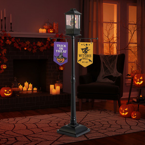 Sound-Activated Halloween Street Lamp