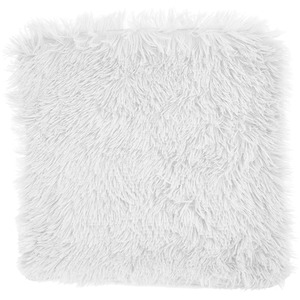 Set of 2 Square Faux Plush Throw Pillow Covers Pillowcases