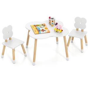 Flower-shaped Kids Table Set