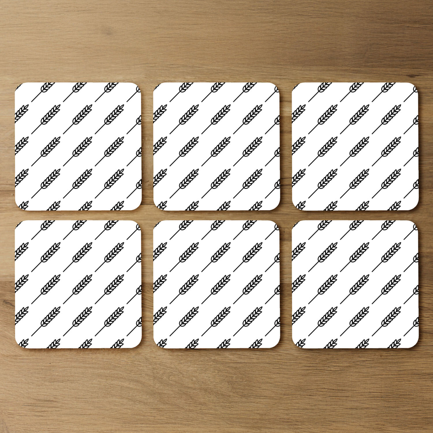 Image of Wheat Coaster - Black