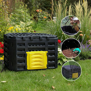 Breeins Compost Bin for Outdoor Garden Waste