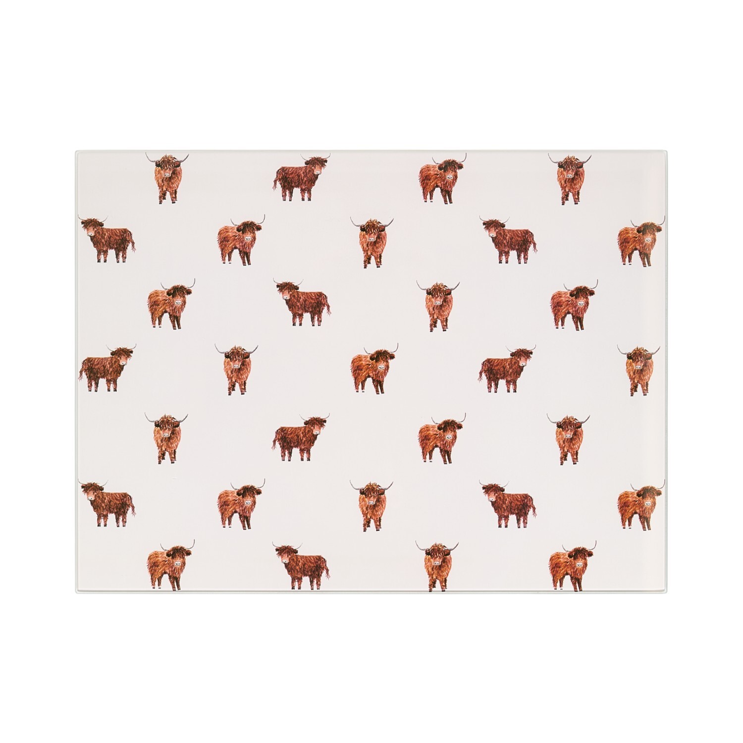 Image of Highland Cow Glass Worktop Saver -&hellip;