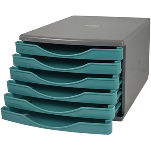 Aqua / 21.2cm / 6 Desktop Drawer Tower Set shot 12256594