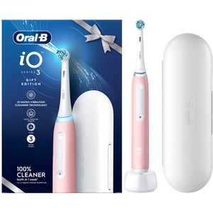 Oral-B iO3 Blush Pink Toothbrush  Travel Case