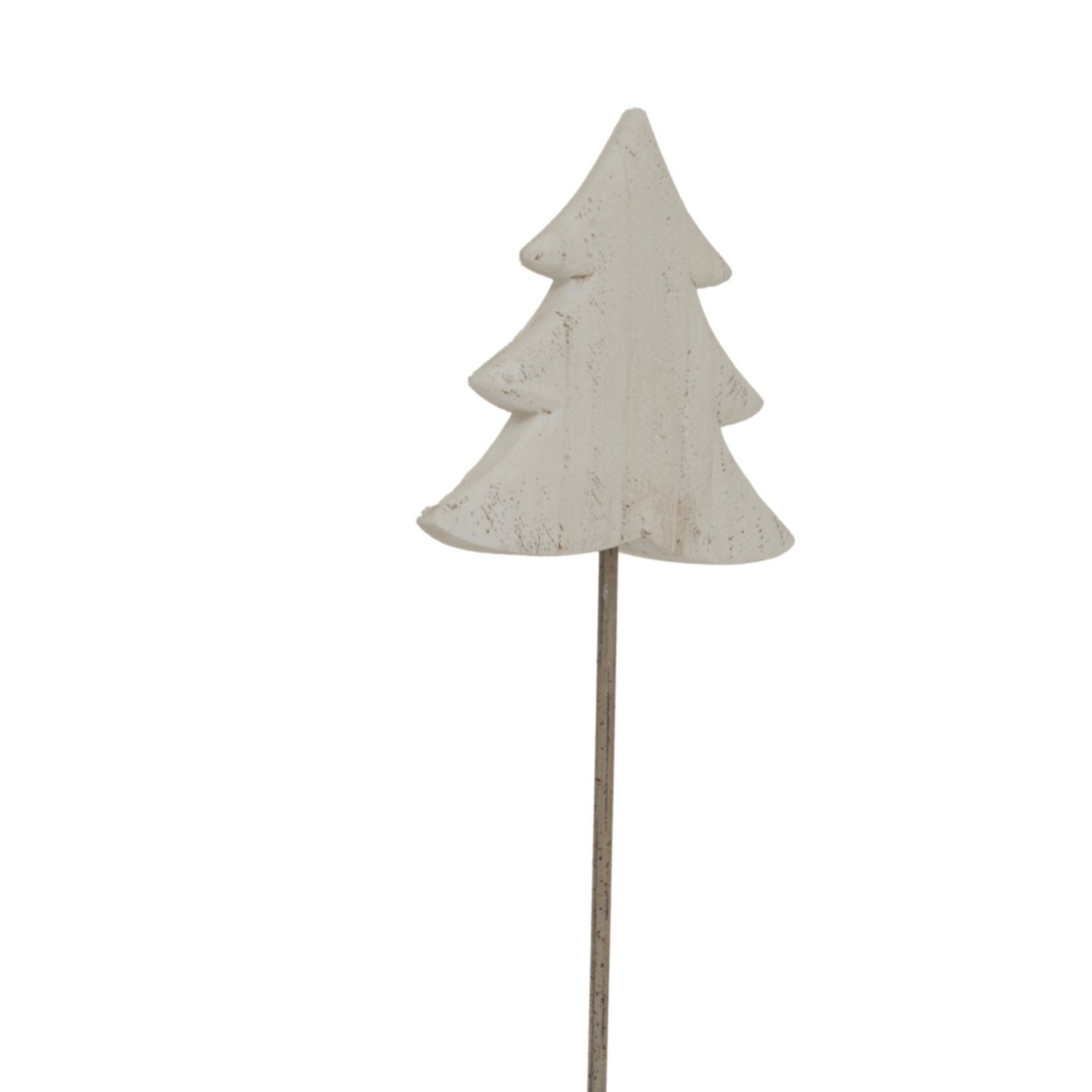 Large Whitewashed Rustic Tree Decor Farmhouse Coastal Style - White