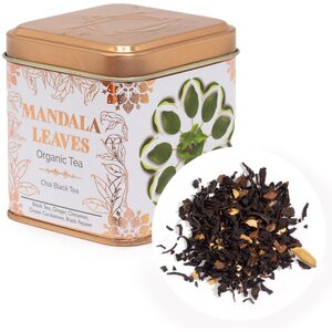 Chai Black Tea Blend Aromatic Spiced Indian Tea in Reusable Tin