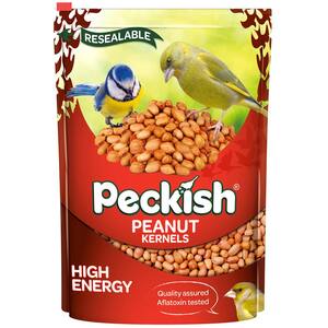 Peckish Husk-Free Whole Peanuts 12.75kg - High-Energy, Aflatoxin-Tested Bird Food
