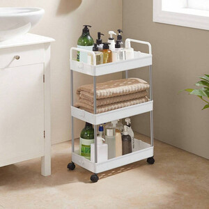 SONGMICS 3-Tier Kitchen Trolley on Wheels