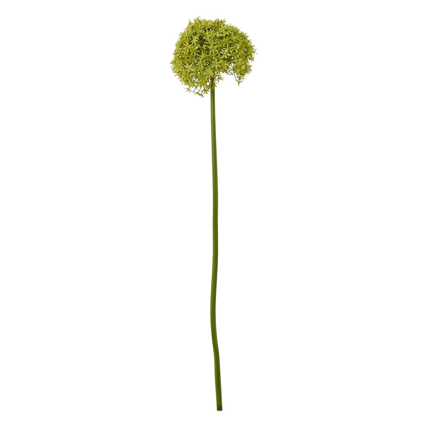 Set of 3 Giant Allium Artificial Flower Stems - Green