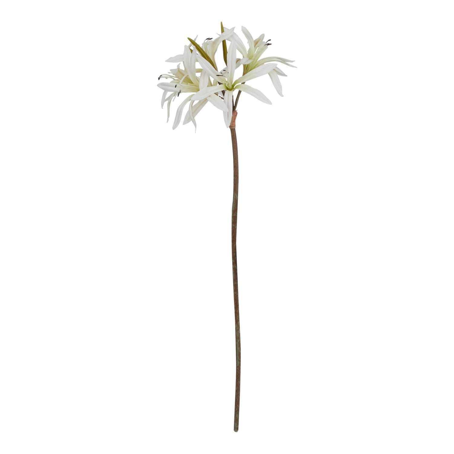 Nerine Lily Artificial Stems Set of 3 - White