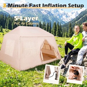 4-6 Person Inflatable Camping Tent