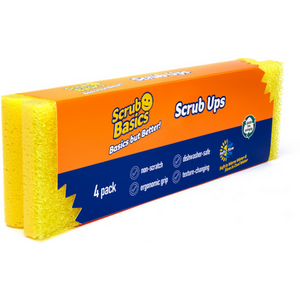 Pack of 4 Scrub Basics Scrub Ups