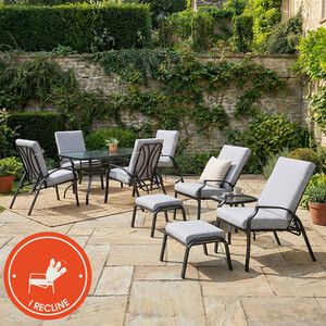 Riviera 6 Seater 10 Piece Dining Set