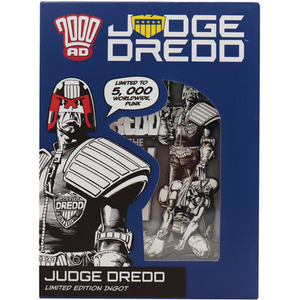 2000 AD Judge Dredd Comic Book Cover Ingot