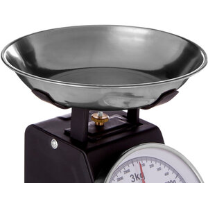 Olivier 3kg Matt Black Retro Kitchen Scale