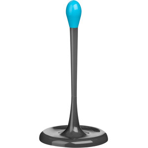 Grey and Blue Kitchen Roll Holder