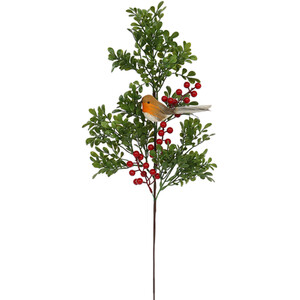 Robin Spray with Berries