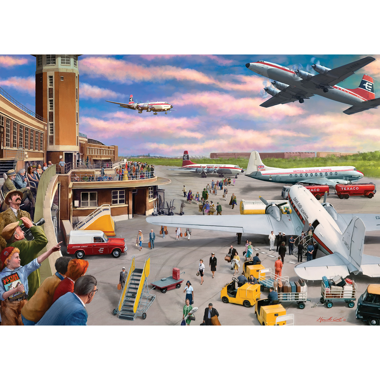 Falcon de Luxe The Viewing Platform 1000 Piece Jigsaw Puzzle