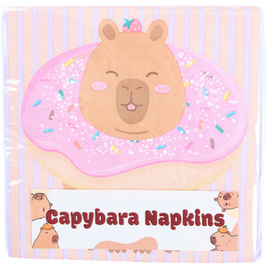 Pack of 20 Capybara Paper Napkins