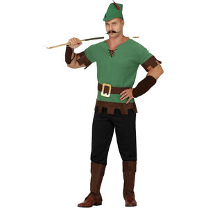 Fiestas Guirca Mens Forest Outlaw Costume Set