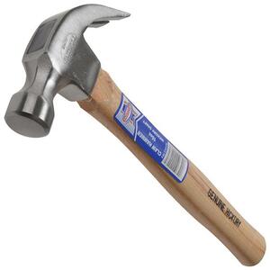 Faithfull Claw Hammer Hickory Shaft 454G (16Oz)