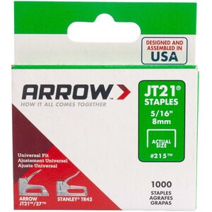 Arrow Light Duty Staples (Pack of 1000)
