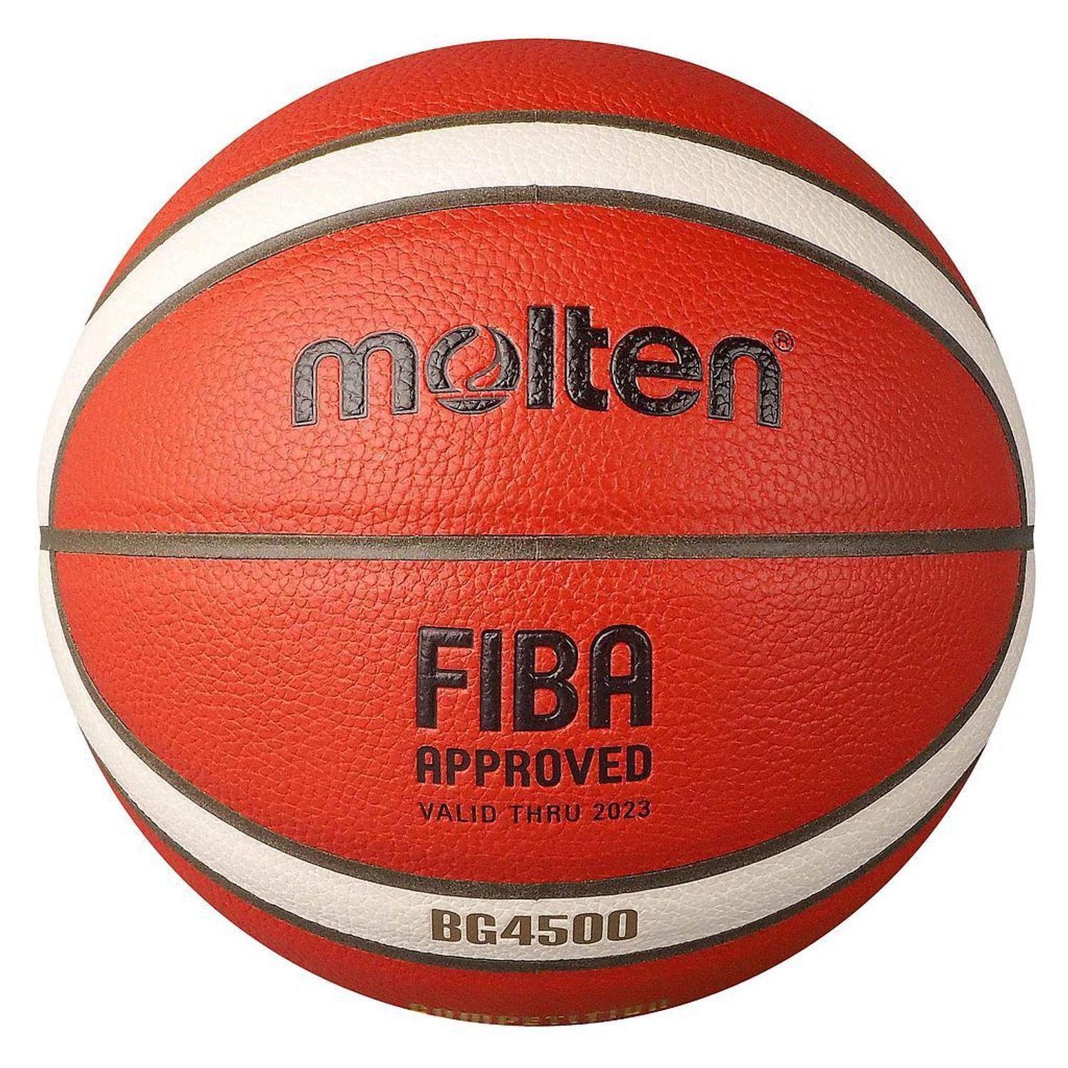 Molten 4500 Premium Leather Basketball - Tan/White / 7