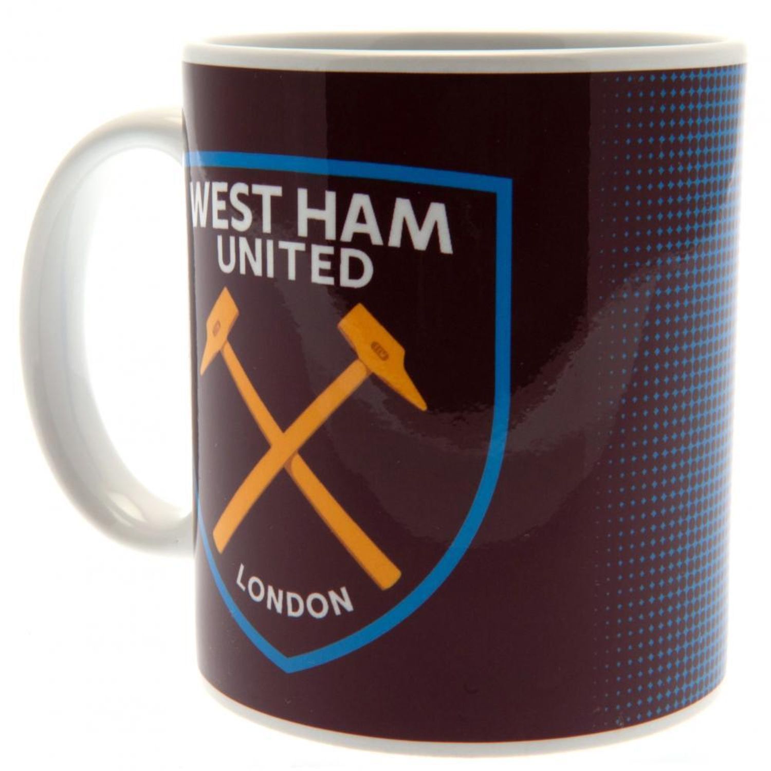 West Ham United Fc Large Crest Mug - Claret
