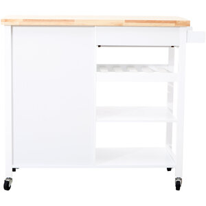 Frankfurt White Kitchen Trolley
