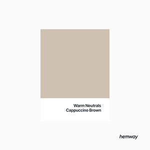 Hemway Chalk Paint Flat Matt Cappuccino Brown 1L