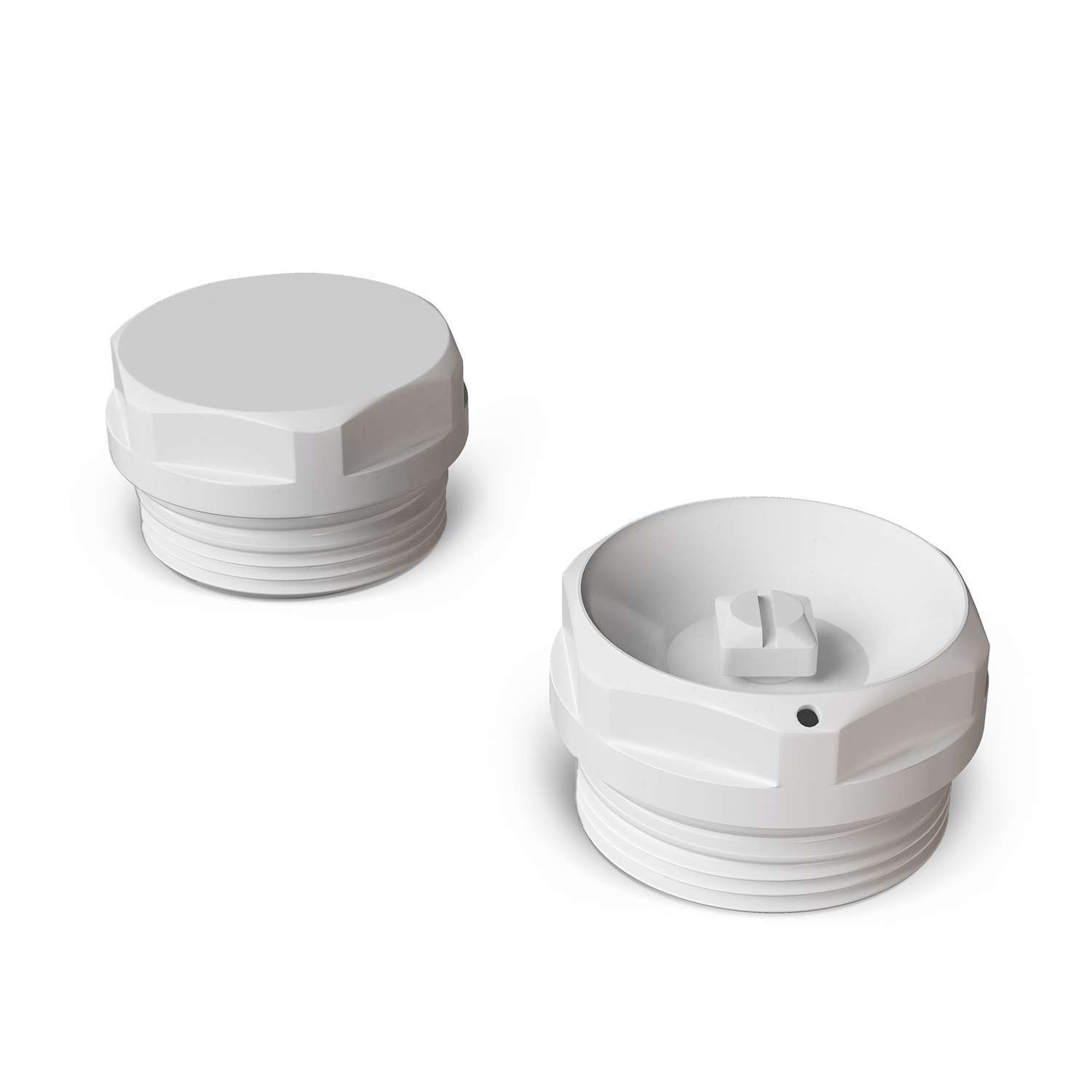 B&Q -  Talus Radiator Bleed Valve & Blanking Plug White - Image 2