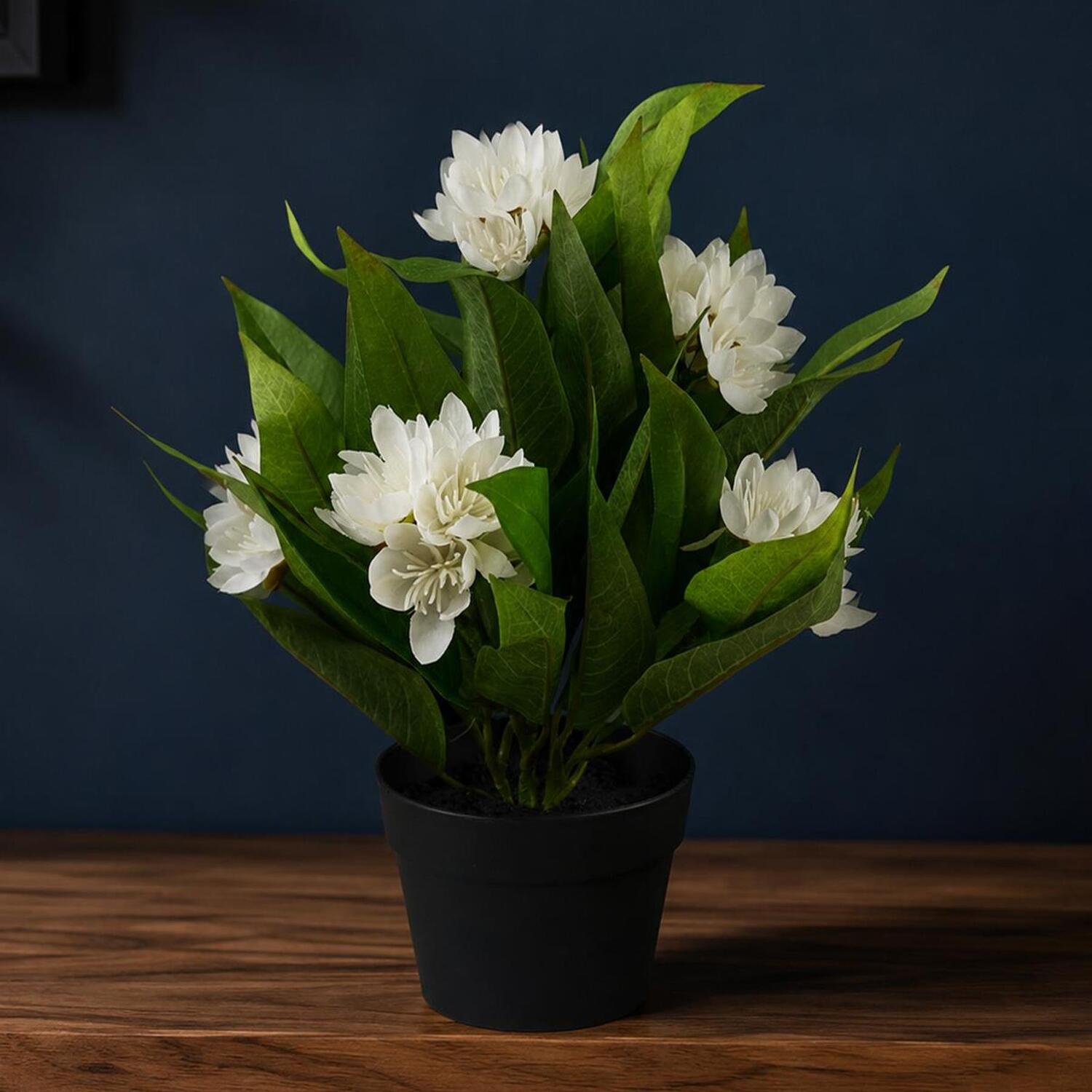 Botanik 6X 18Cm Artificial Freesia Plants In Assorted Colours Flowering - White Flowering Plant