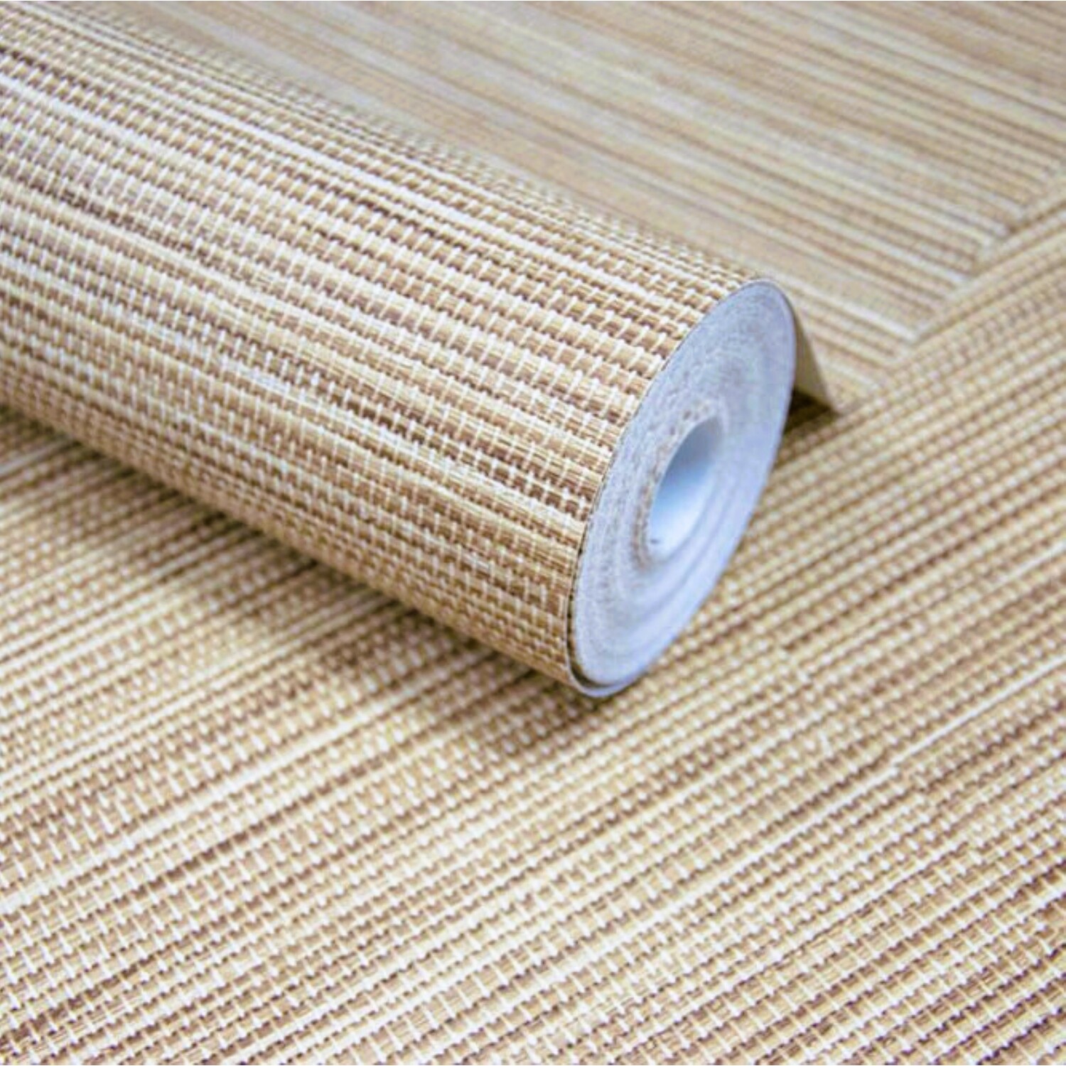 Grandeco Java Grasscloth Grass Weave Sisal Textured Wallpaper Natural Light a62902 - Image 3