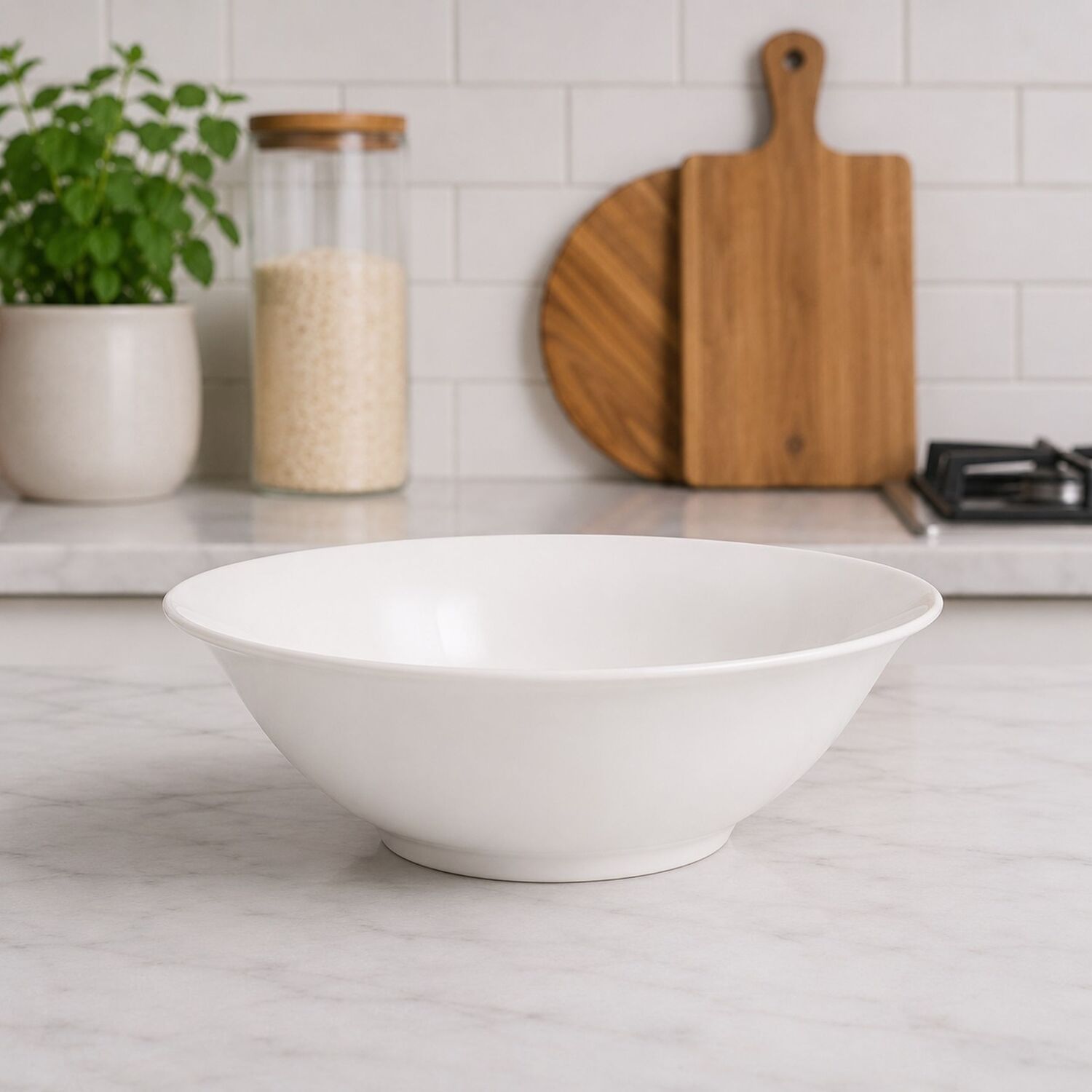 Image of Porcelain Serving Bowl 7 Inch Dish&hellip;