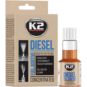 K2 Diesel 50ml Fuel Injector Cleaner - Diesel Fuel System Additive for Injectors, Pump, Fuel Lines