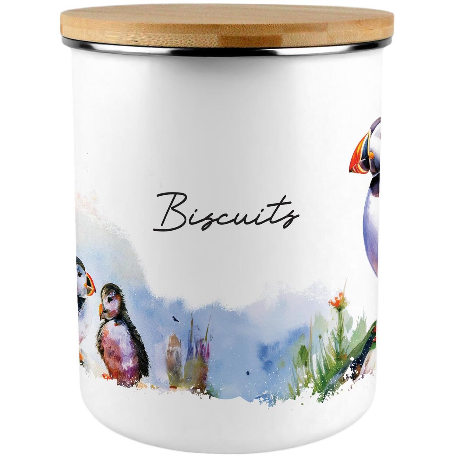 B&Q -  Puffins Extra Large Biscuit Tin - Image 3