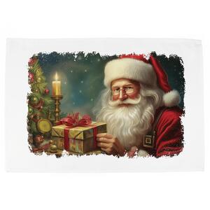 Traditional Santa Gifts Large Kitchen Tea Towel Dish Cloth