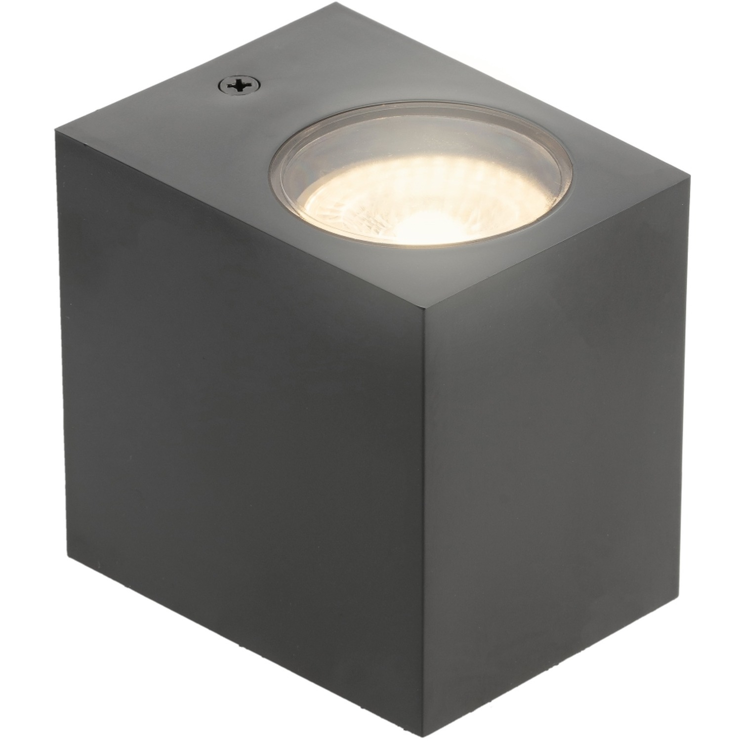 Cgc Lighting Eileen Modern Outdoor Rectangle Single Spotlight - Black