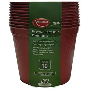 Ambassador Terracotta Plant Pot (Pack of 10)
