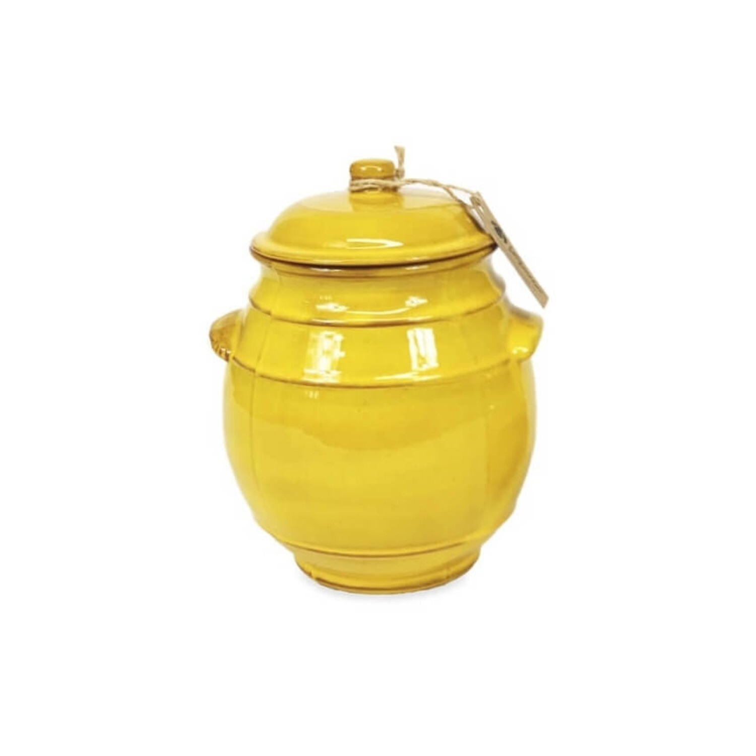Image of Selena Storage Jar 23cm Orange -&hellip;