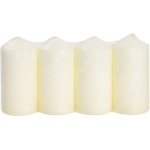 Pack of 4 Church Candles