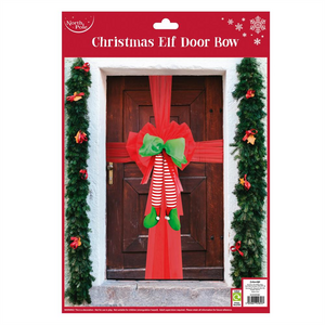Red-Green-with-Hanging-Elf-Legs-Christmas-Door-Bow