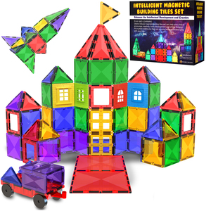 Magnetic Building Blocks Tiles 57PC