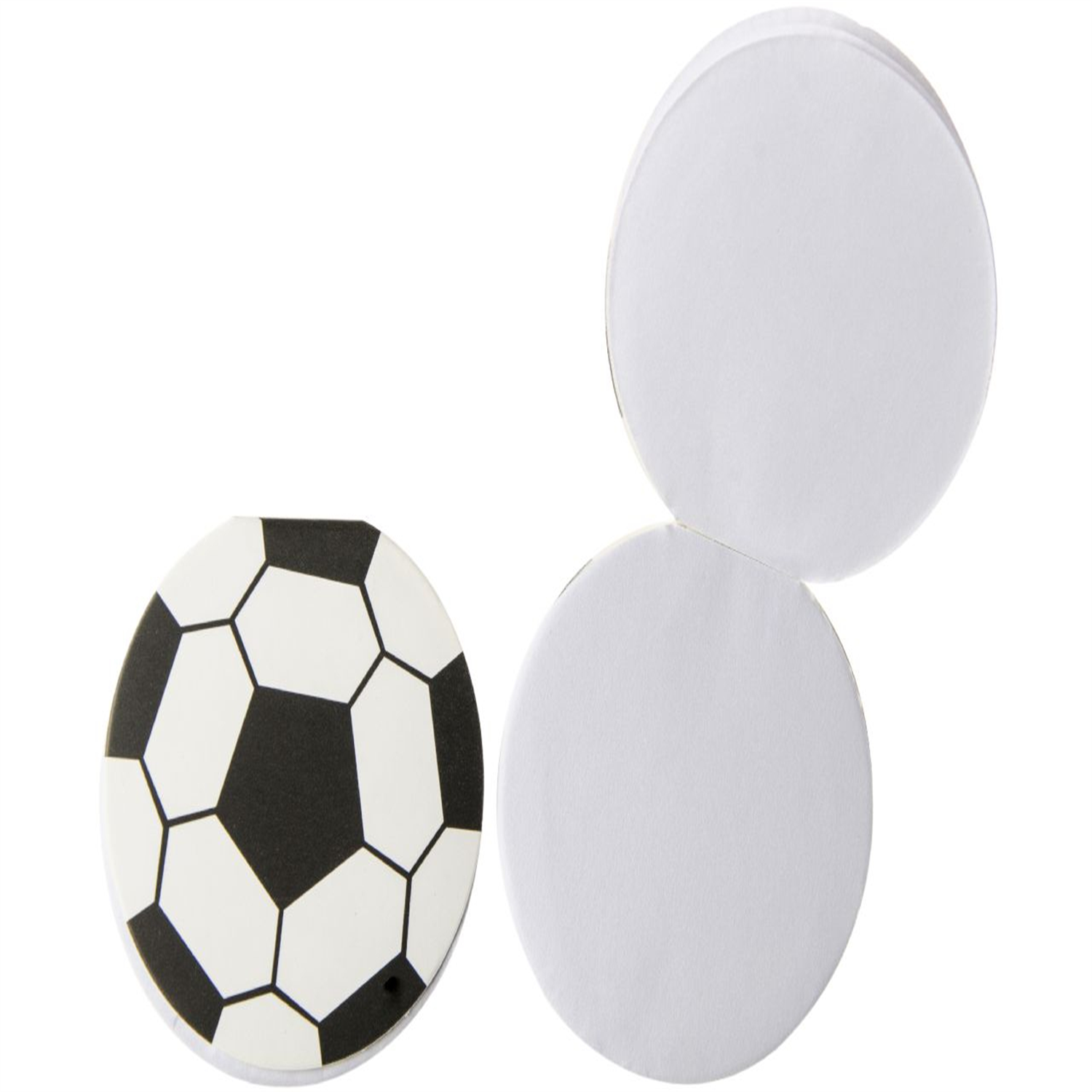 Single Round Football Design Notebook 8cm - Party Bag Filler - Image 2