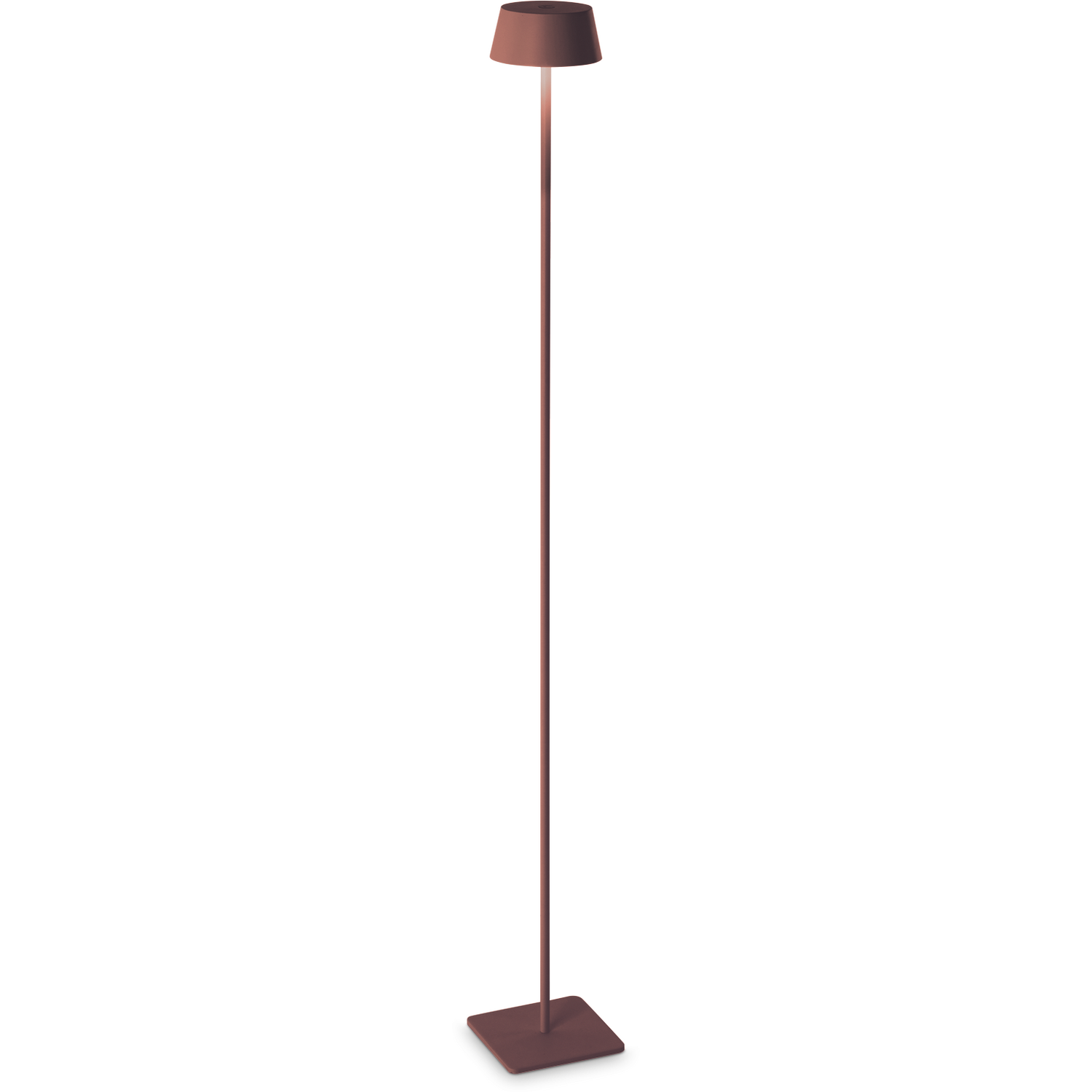 Ideal Lux Lighting Pure Bollard Light Brown - Brown