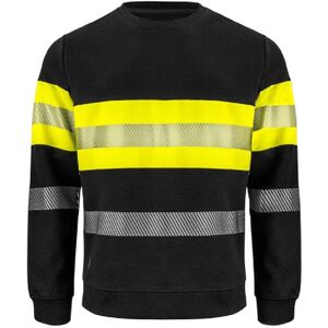 Projob Mens 6129 Striped Class 1 Sweatshirt