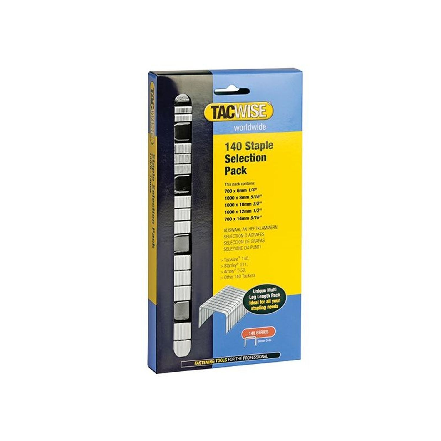Tacwise 140 Series Staples A - Multi Colour