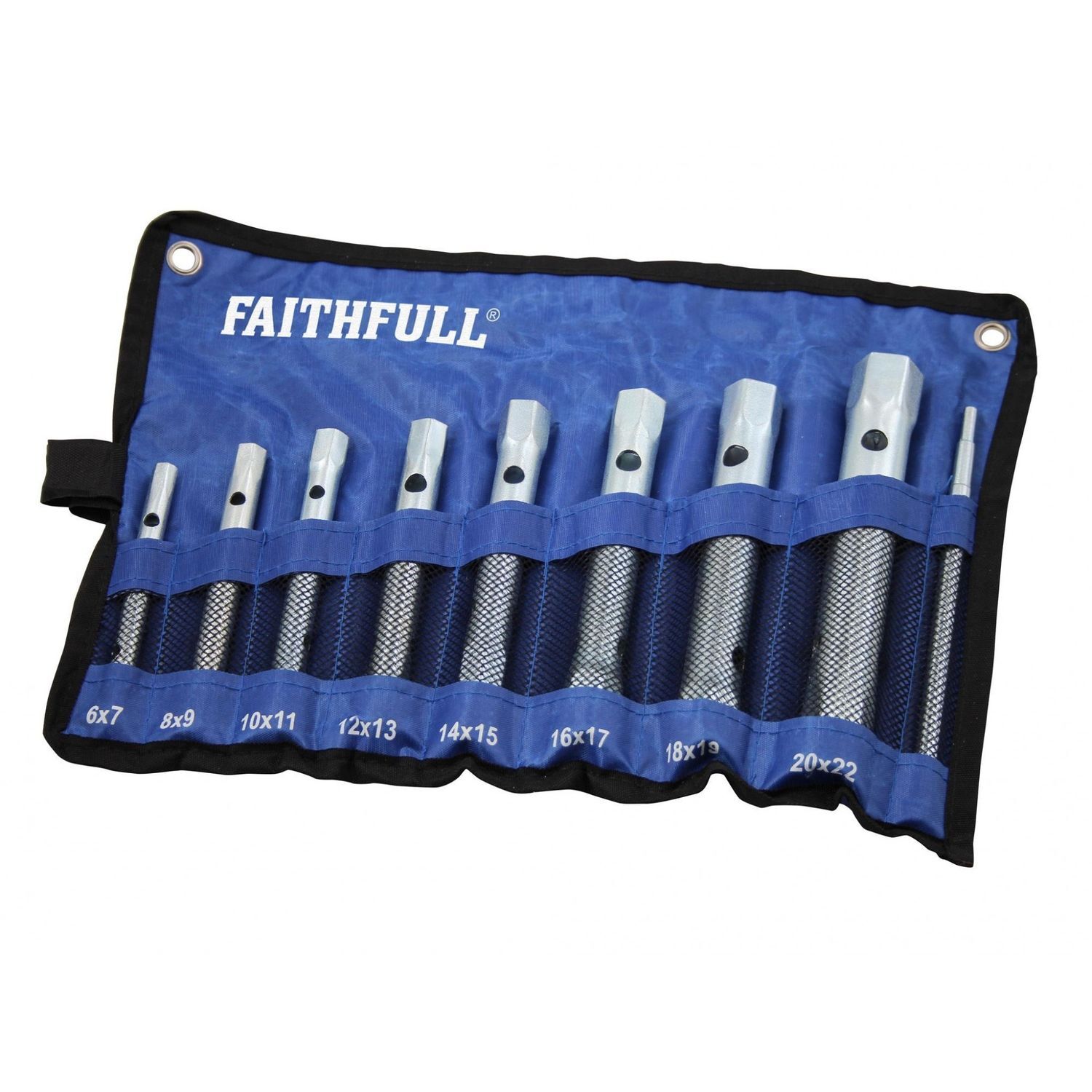 Faithfull Box Spanner Set, 8 Piece A - Multi Colour